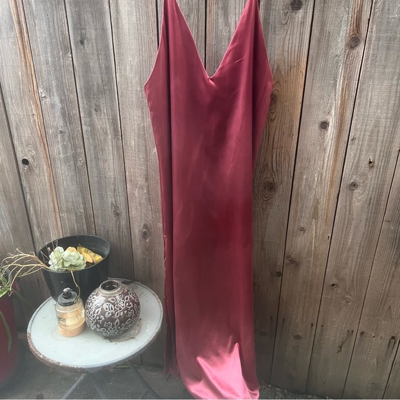 Vici X Hayley Mauve Pink Slip Dress - Picture 7 of 9